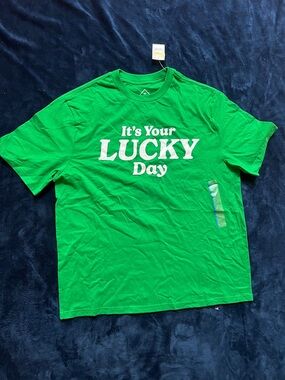 Well Worn Green Graphic Crewneck Tee